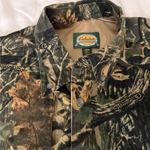 Cabela's Men's Forest Camouflage Shirt Jacket